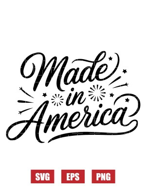 Made in America Svg
