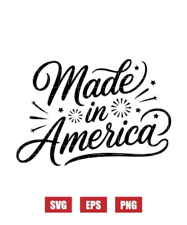 Made in America Svg