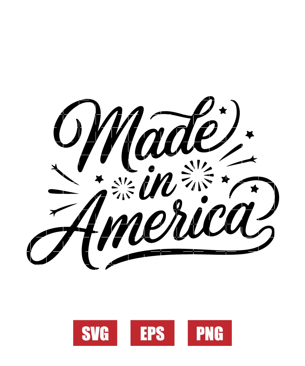 Made in America Svg