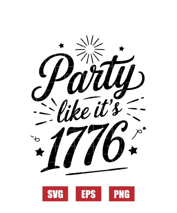 Party like it's 1776 Svg