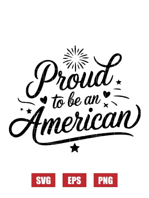 Proud to be American Svg