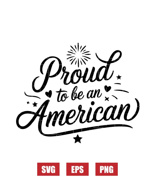 Proud to be American Svg