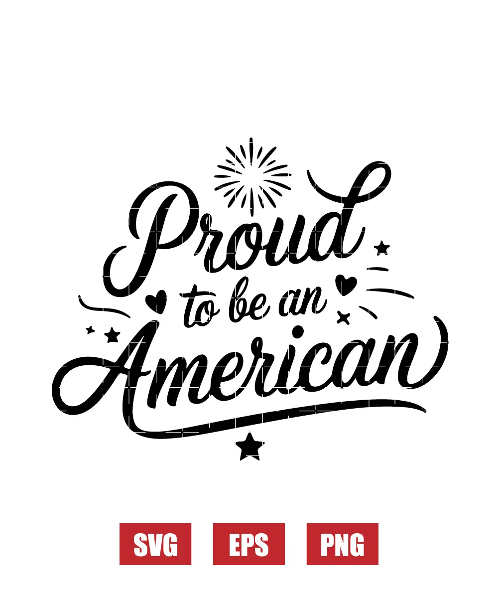 Proud to be American Svg