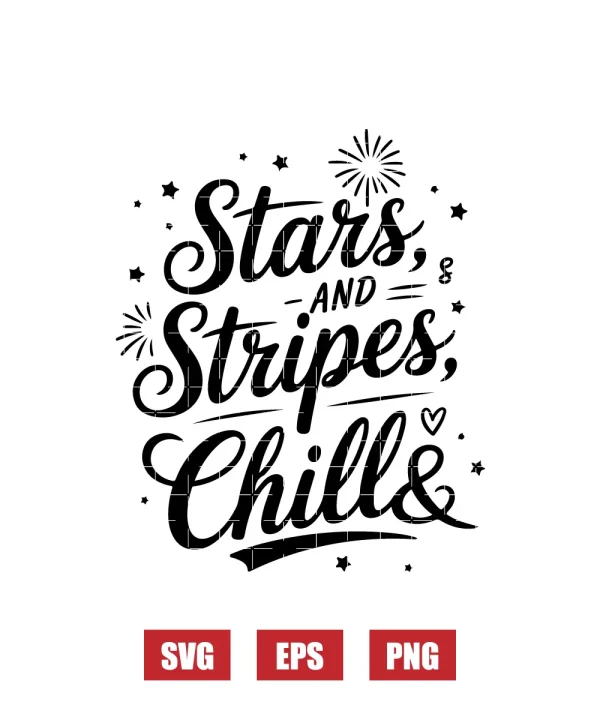 Stars, Stripes & Chills Svg