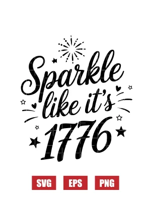 Sparkle like it's 1776 Svg