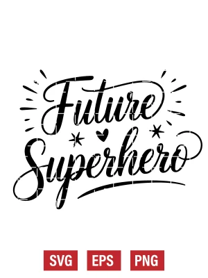 Future Superhero Svg