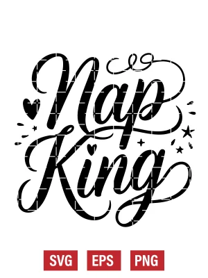 Nap King Svg