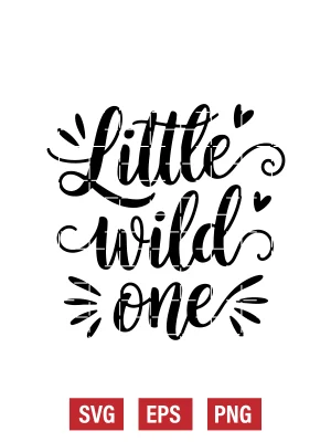 Little Wild One Svg
