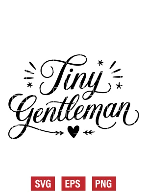 Tiny Gentleman Svg