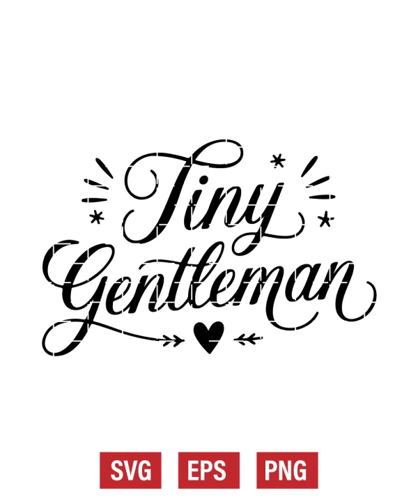 Tiny Gentleman Svg
