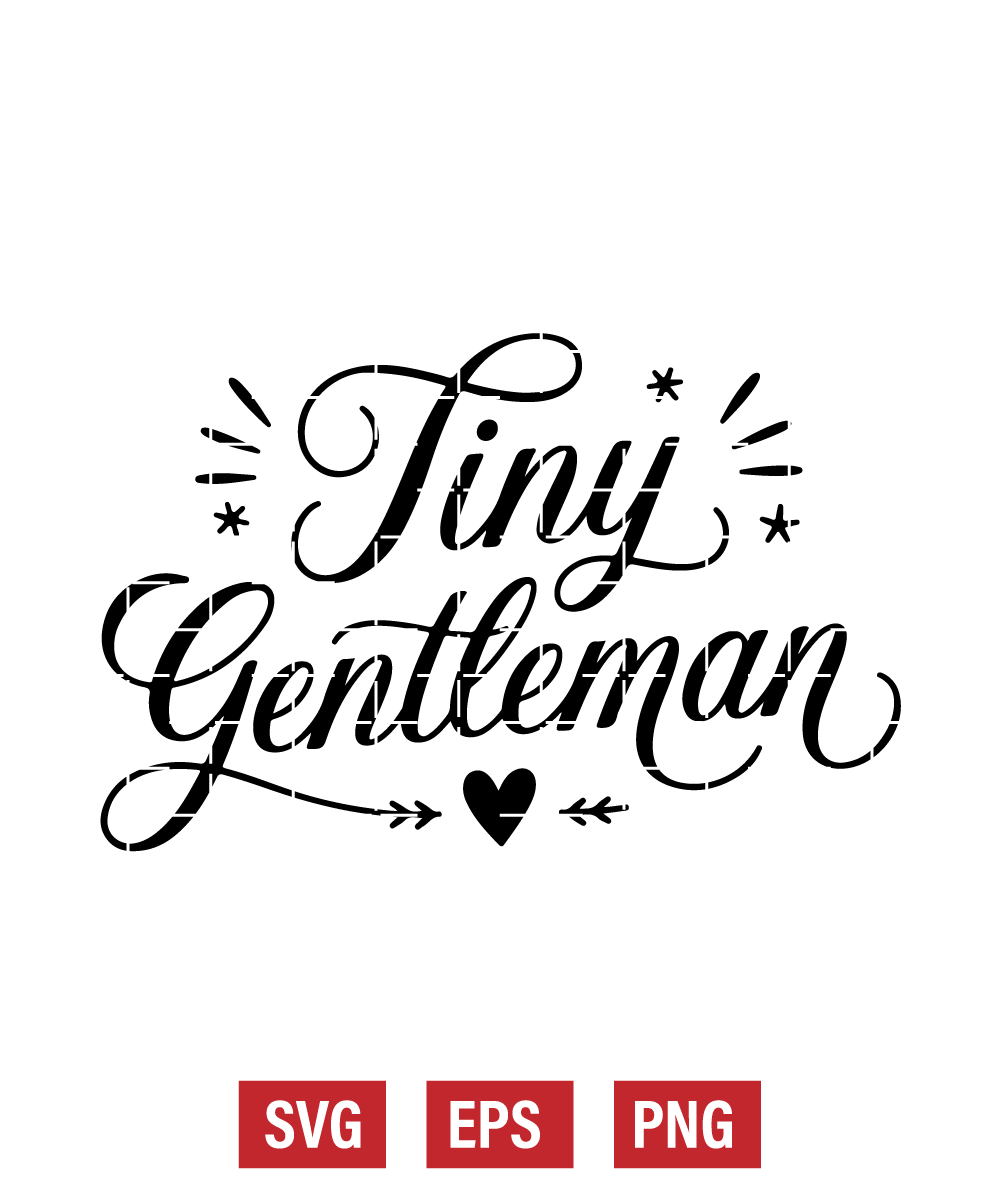 Tiny Gentleman Svg