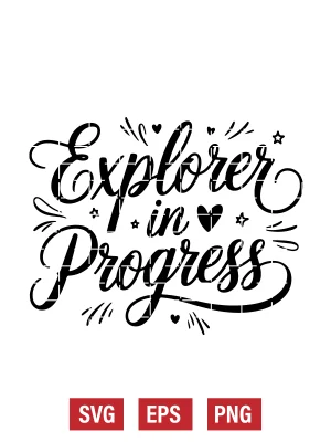 Explorer In Progress Svg