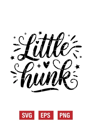Little Hunk Svg