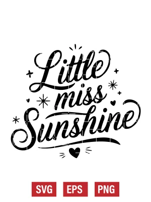 Little Miss Sunshine Svg