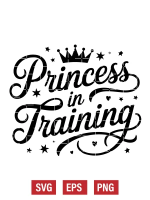 Princess in Training Svg