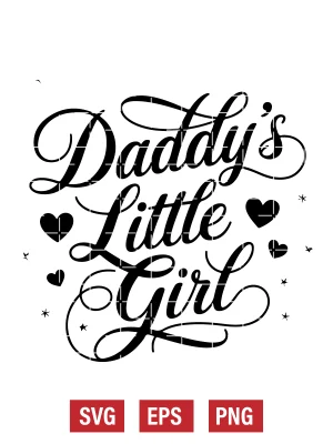 Daddy’s Little Girl Svg