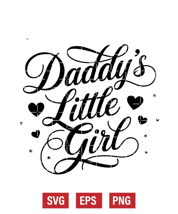 Daddy’s Little Girl Svg
