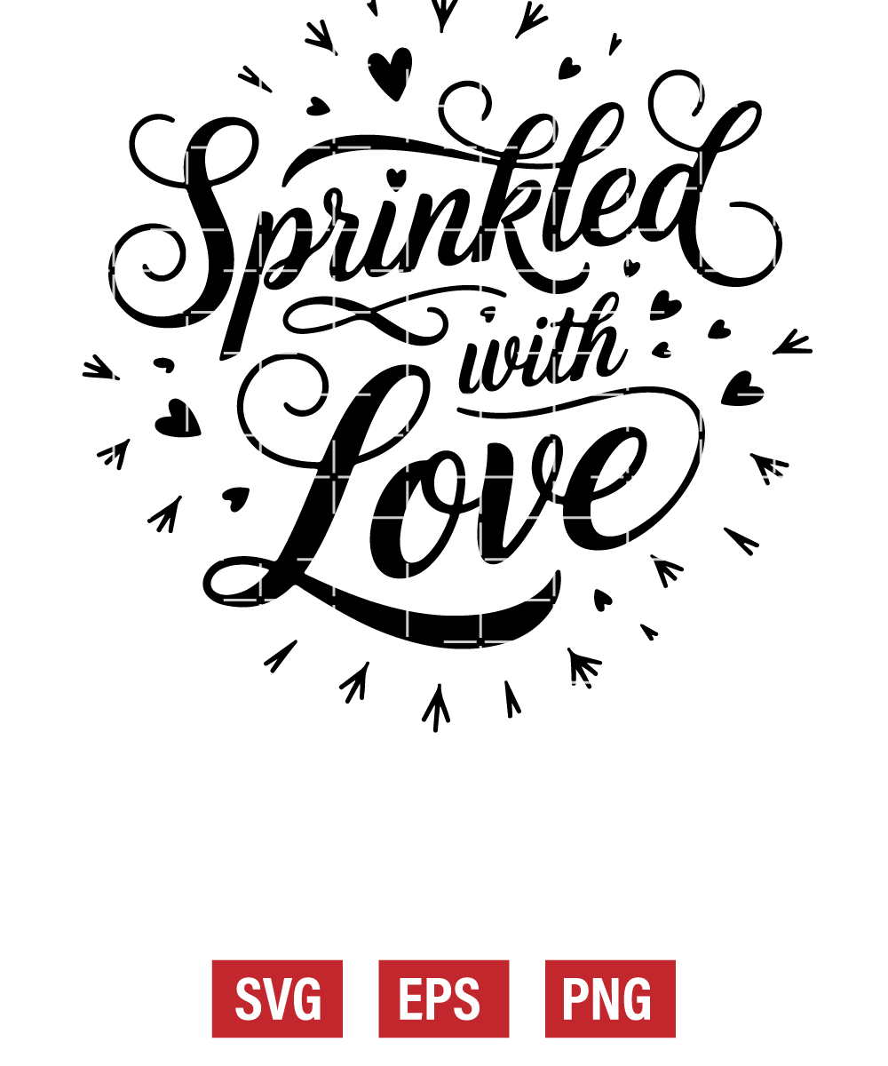 Sprinkled with Love Svg