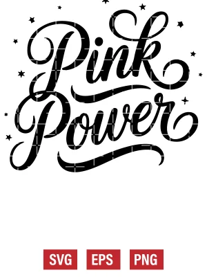 Pink Power Svg