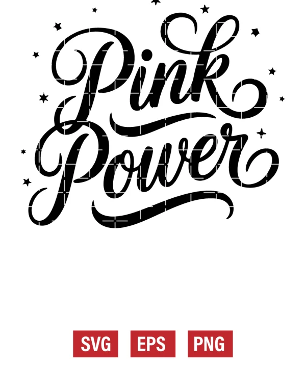 Pink Power Svg