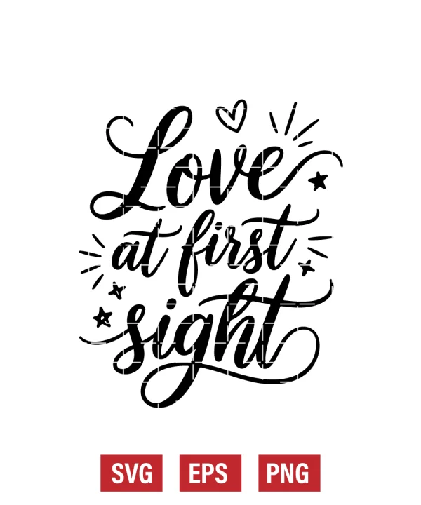 Love at First Sight Svg