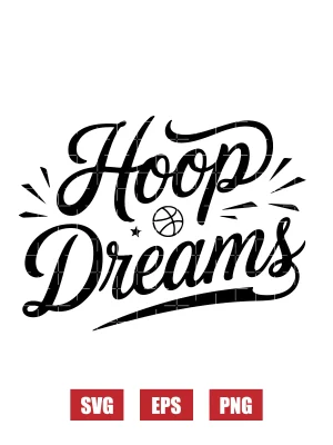 Hoop Dreams Svg