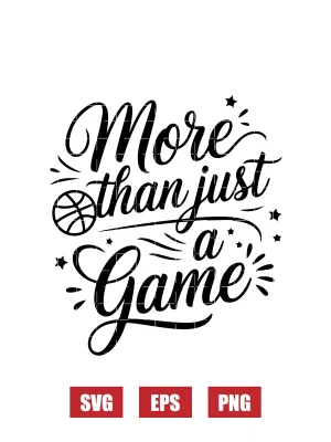 More Than Just a Game Svg