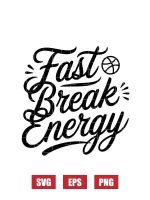 Fast Break Energy Svg