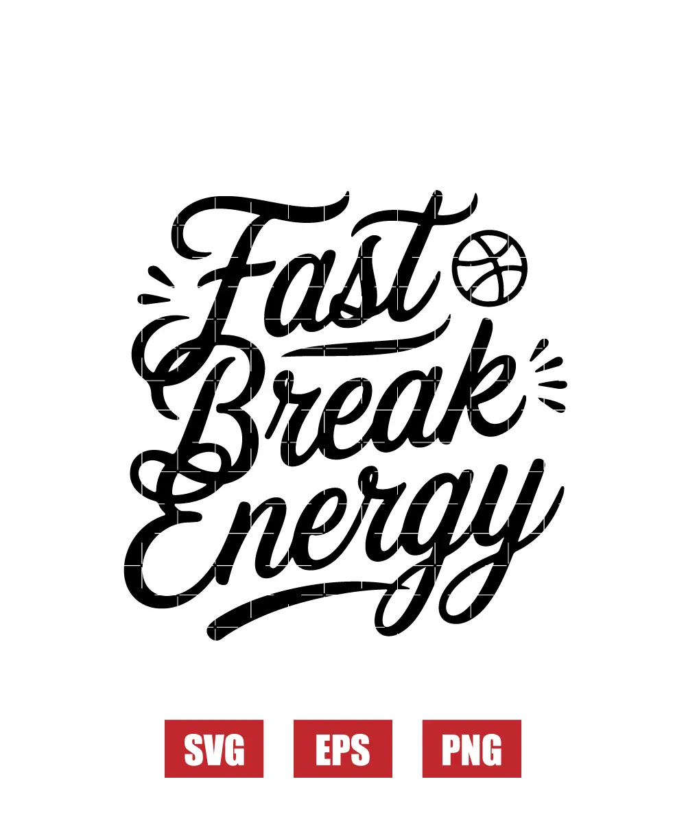 Fast Break Energy Svg