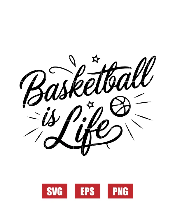 Basketball is Life Svg
