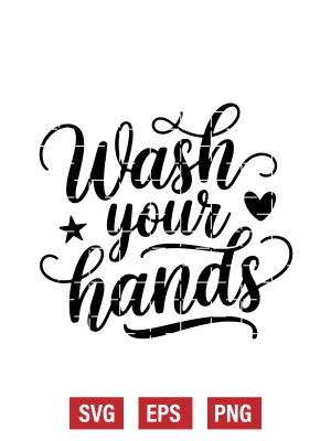 Wash Your Hands Svg