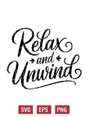 Relax and Unwind Svg