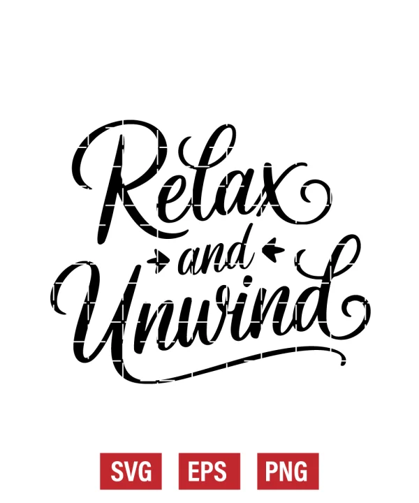 Relax and Unwind Svg