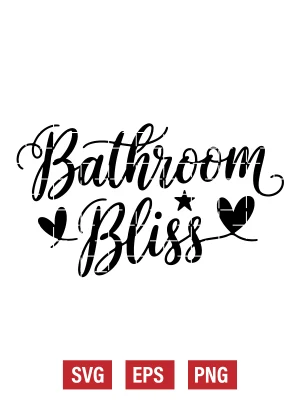 Bathroom Bliss Svg