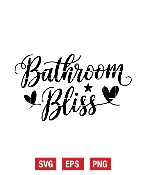 Bathroom Bliss Svg