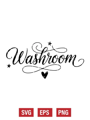 Washroom Svg