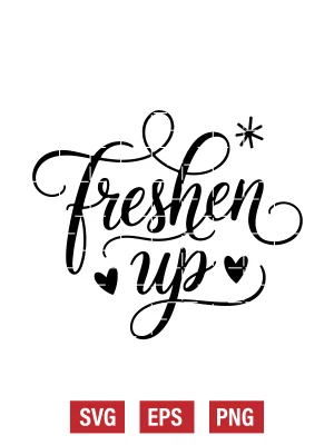 Freshen Up Svg