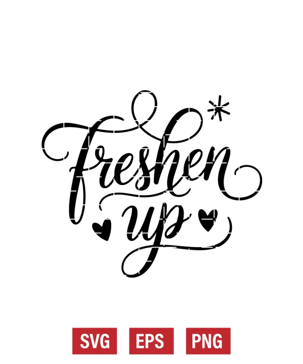 Freshen Up Svg