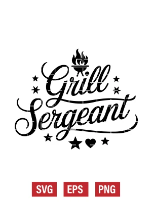 Grill Sergeant Svg