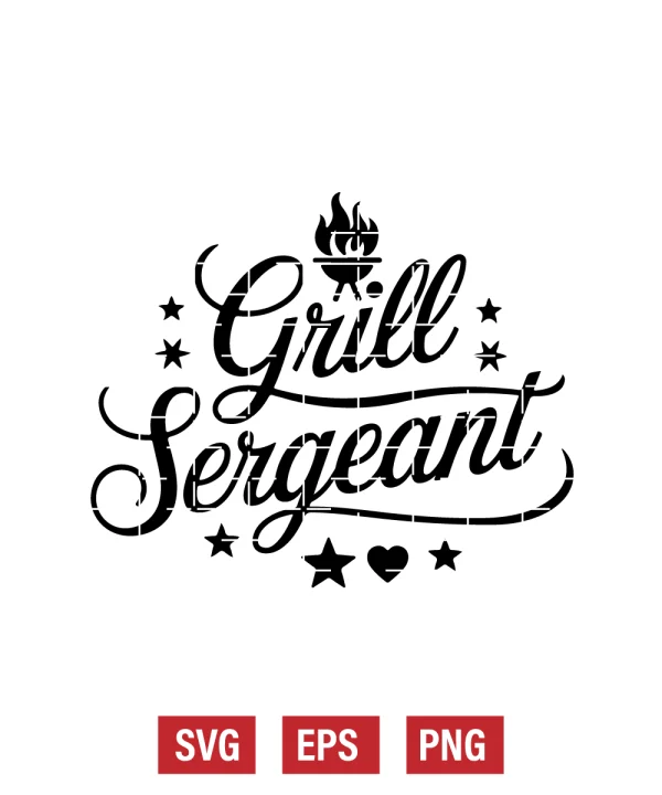 Grill Sergeant Svg