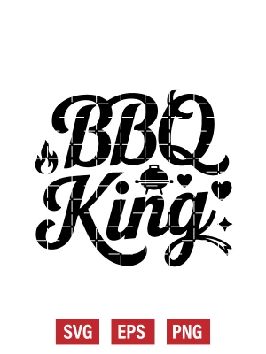 BBQ King Svg