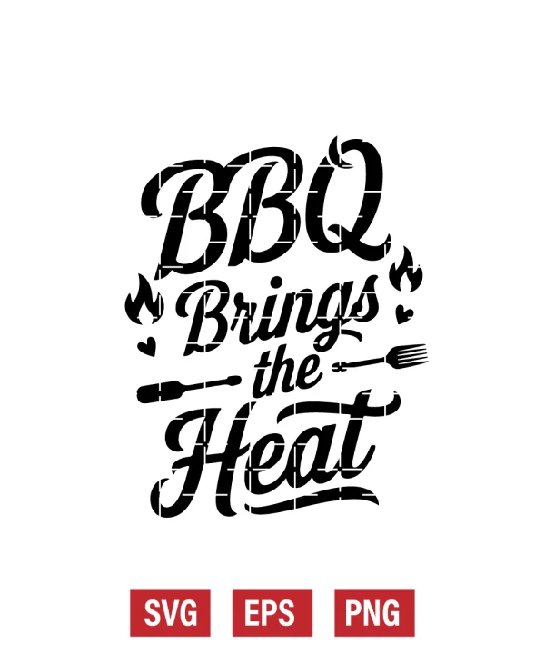 BBQ Brings the Heat Svg