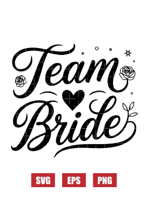 Team Bride Svg