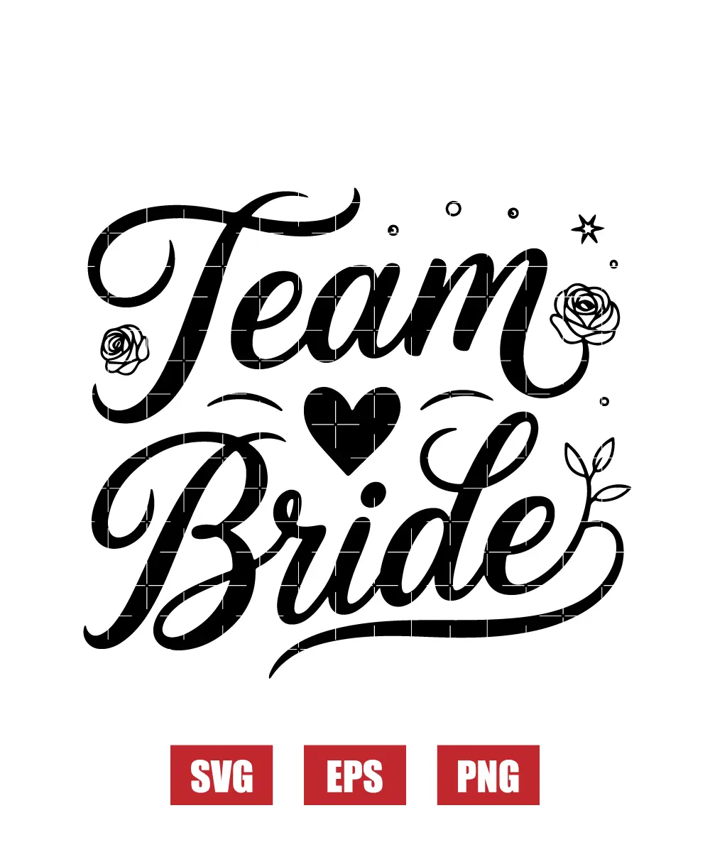 Team Bride Svg
