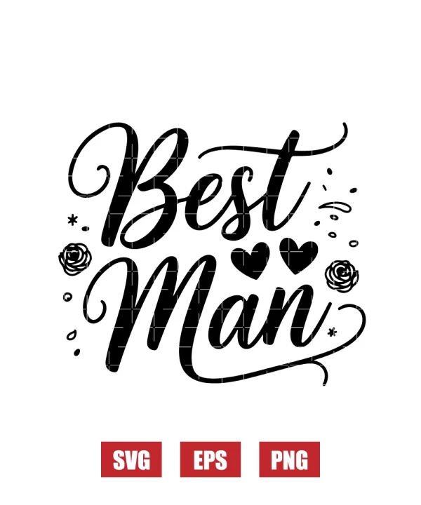 Best Man Svg