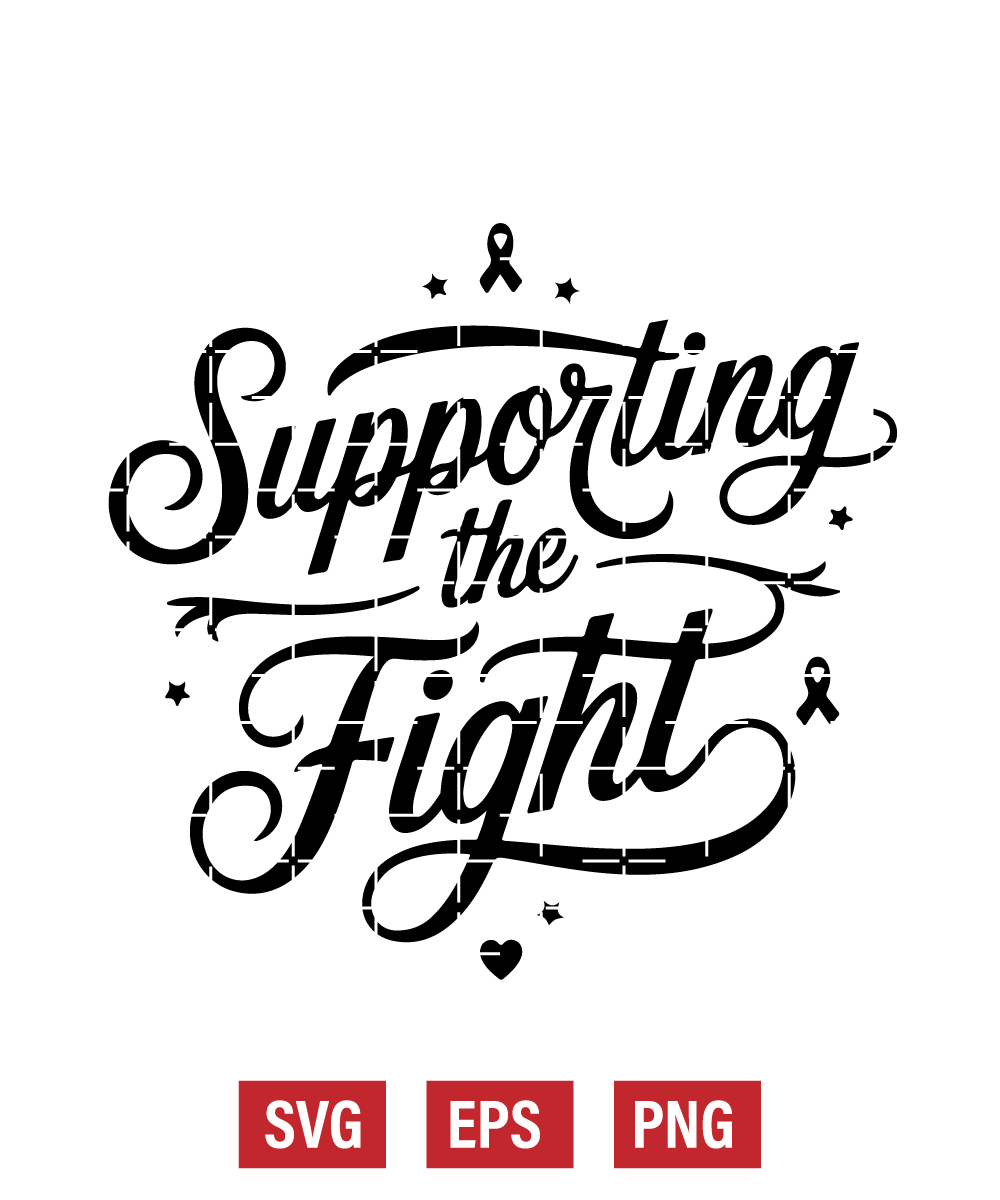 Supporting the Fight Svg