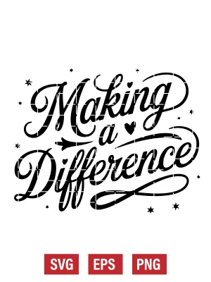 Making a Difference Svg