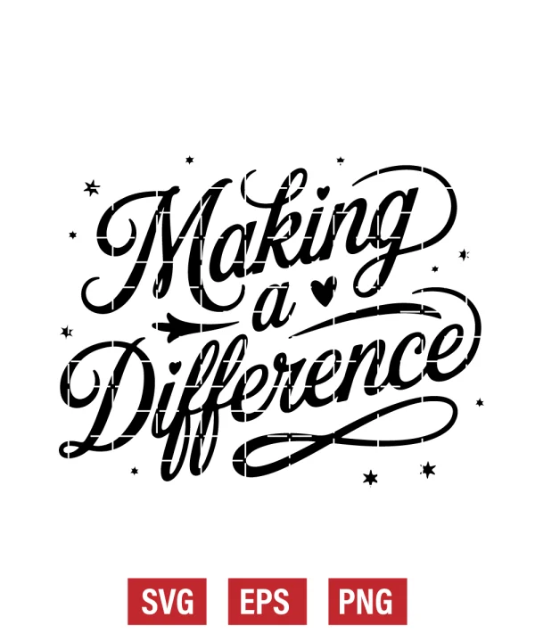 Making a Difference Svg