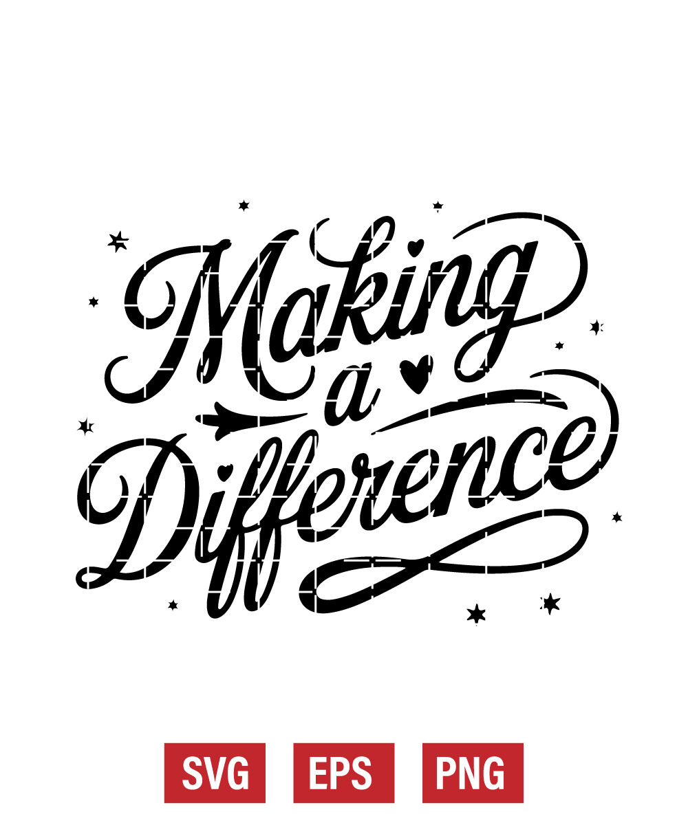 Making a Difference Svg