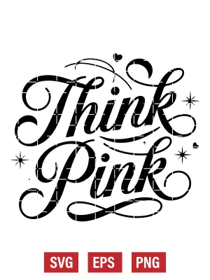 Think Pink Svg